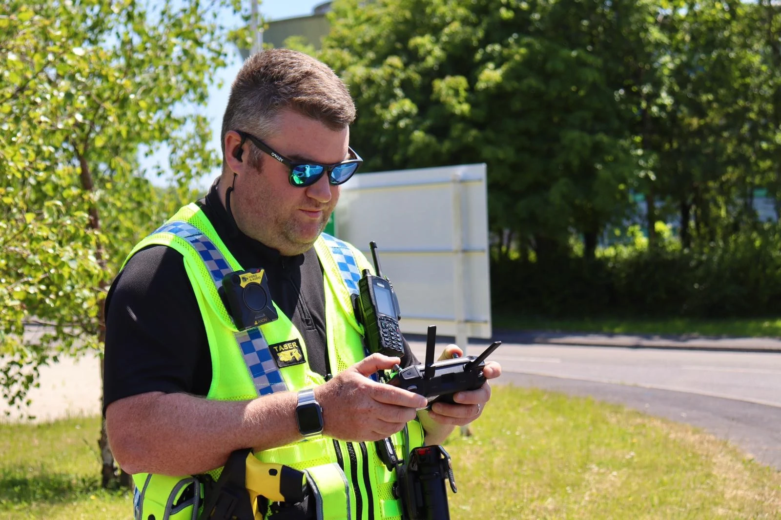 Dyfed-Powys Police drone operations in action
