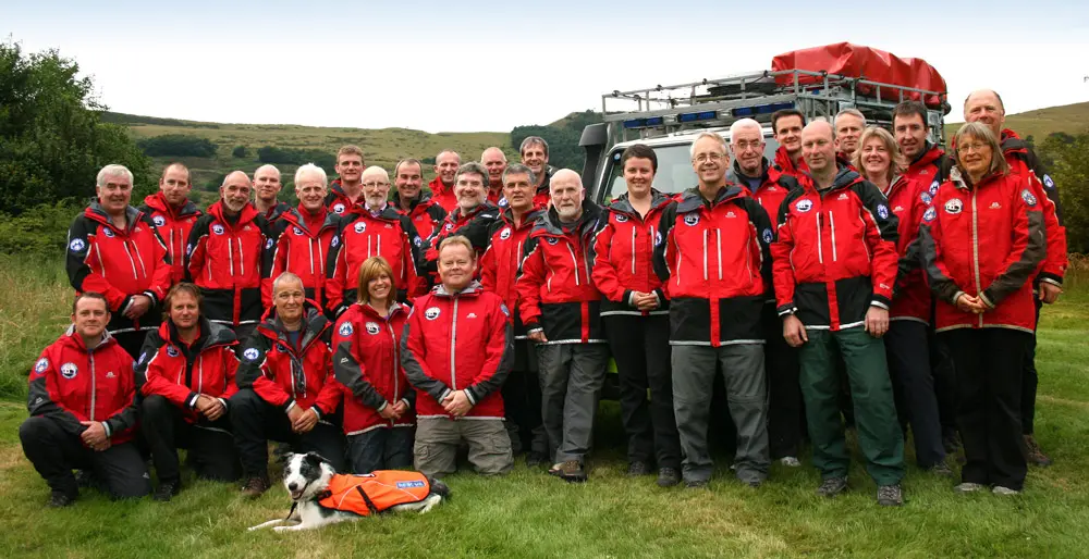 Buxton Mountain Rescue team